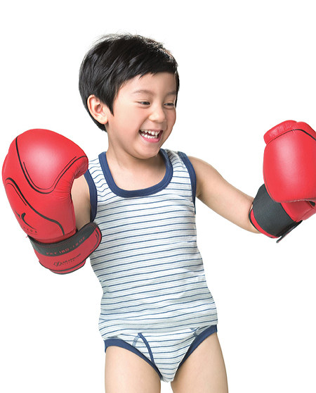 爱慕儿童条纹-<em>男孩</em>中腰<em>三角内裤</em>ak222161-爱