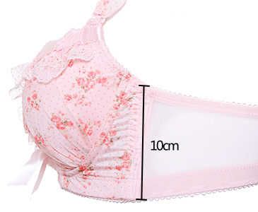 <em>爱美丽</em>甜美梦境3/4<em>水袋</em>杯印花<em>文胸</em>IM14BD1-爱