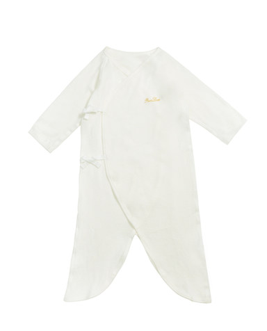 Aimer Baby保暖|爱慕婴儿乐棉宝宝系带连体长袖爬服AB375481