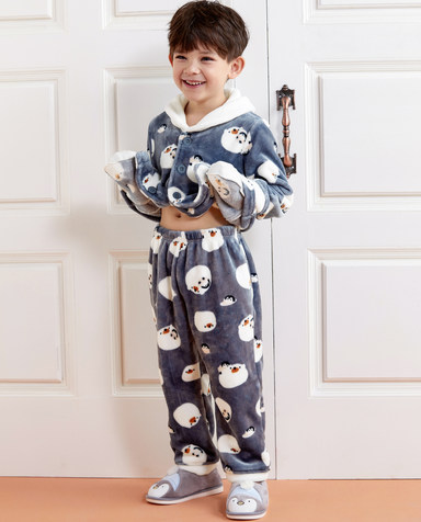 Aimer Kids睡衣|爱慕儿童冰雪环游记家居长裤AK2422221
