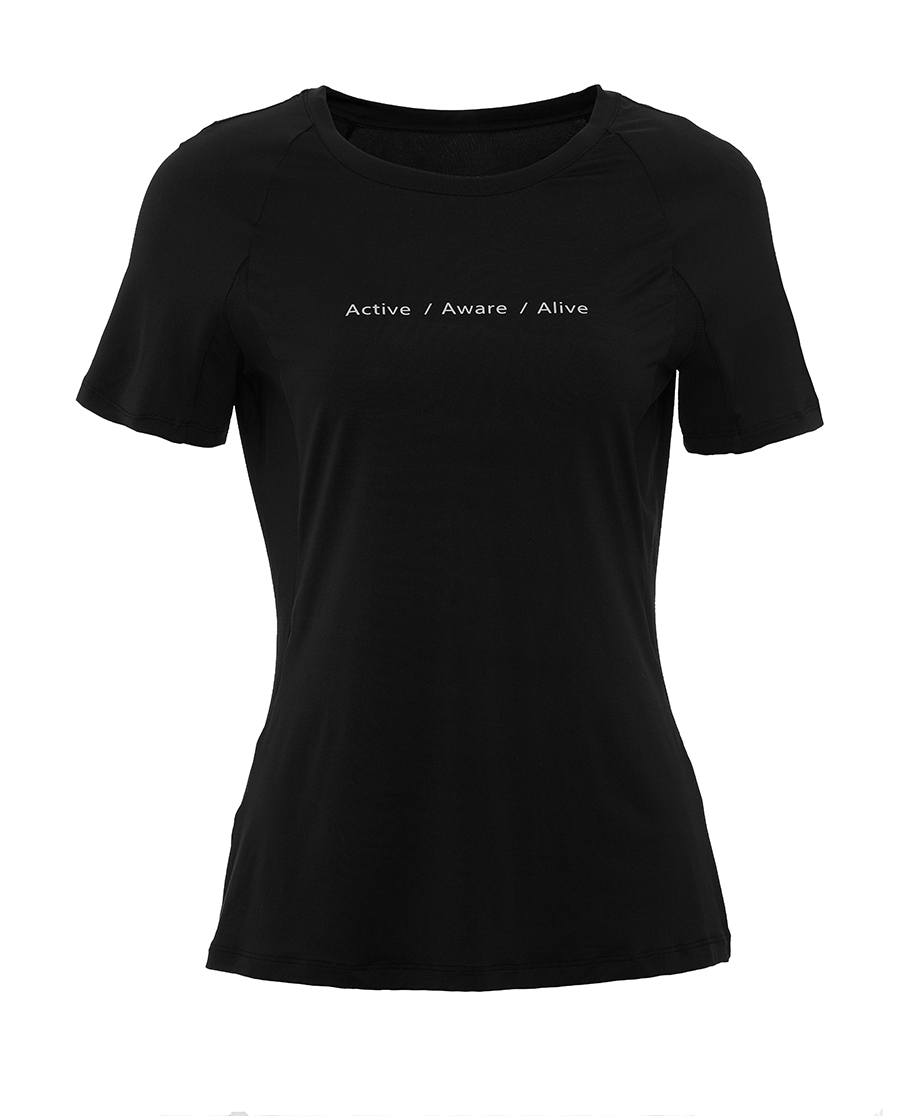 爱慕运动女神瑜伽瑜伽短袖T恤AS143K21