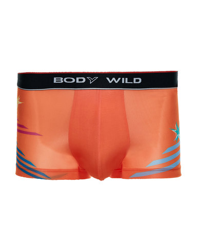 Body Wild内裤|爱慕旗下宝迪威德炫彩印花限量款中腰平角裤ZBN23SK1