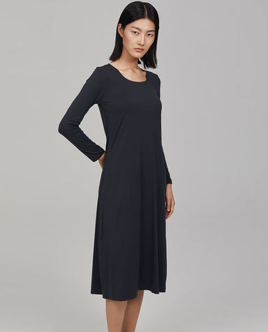 Aimer CHUANG睡衣|爱慕·CHUANG细沙系列超细长袖长裙CA840111