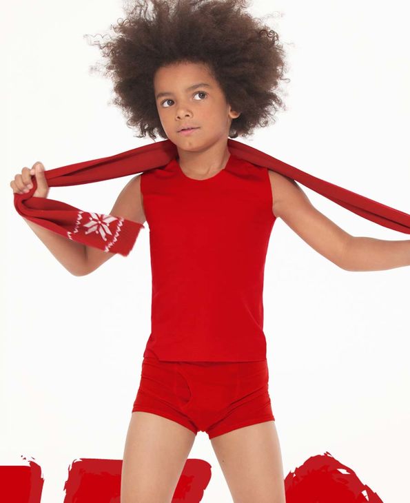 爱慕儿童太阳使者男孩中腰平角内裤ak223p71