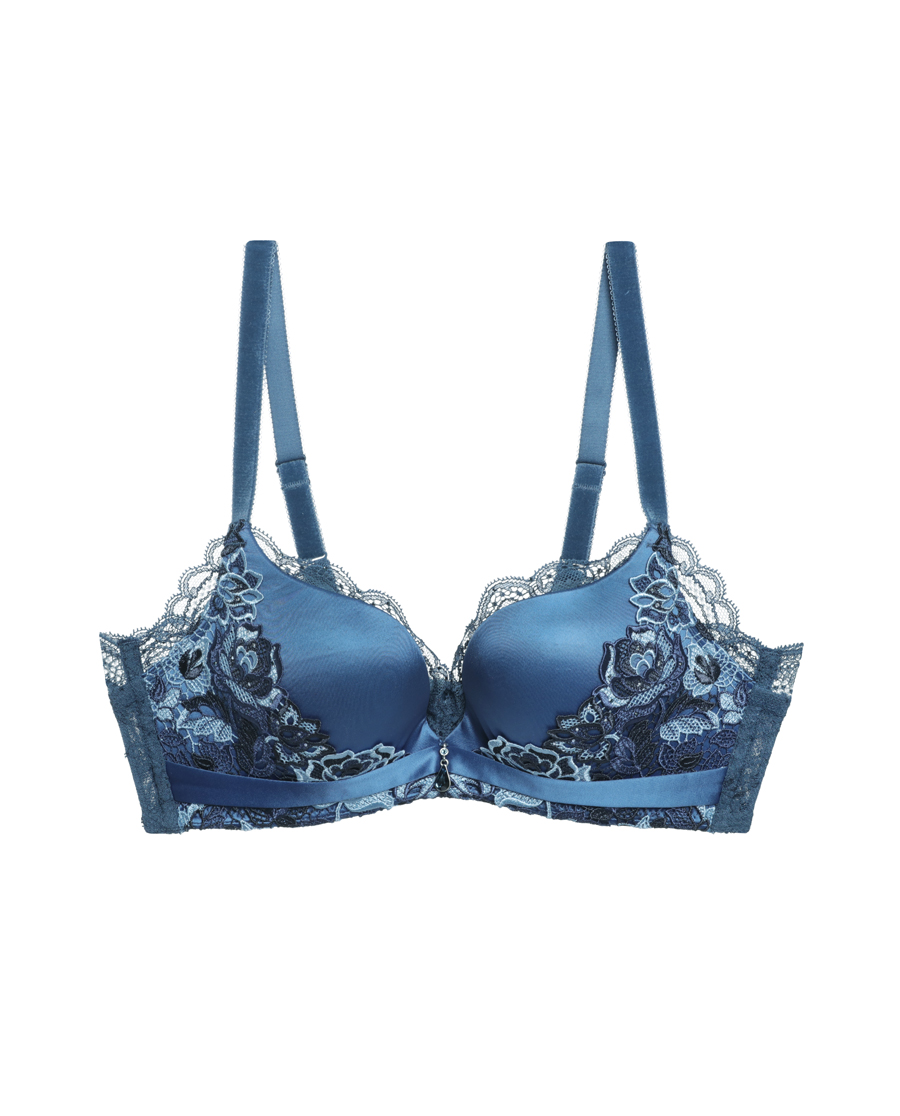 aimer文胸|爱慕锦绣未央3/4无托中厚模杯文胸am1