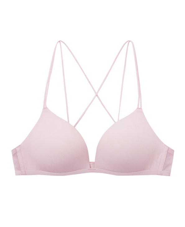 乎兮3/4无托薄模杯美背文胸hx172005