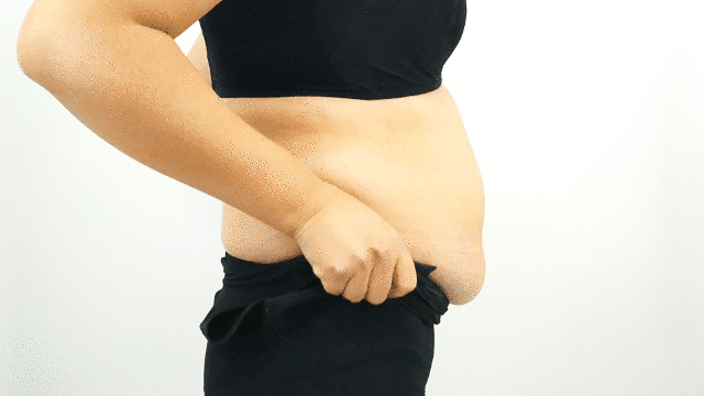 穿着轻松,可以紧贴着包裹起腰腹赘肉.