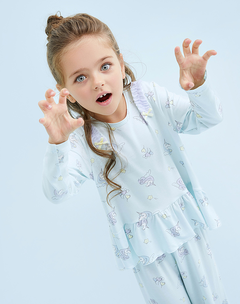 爱慕儿童梦幻独角兽女童长袖上衣ak1410931